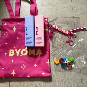Byoma Bundle (moisturizers, DIY keychain, mini Byoma Drawstring tote bag)